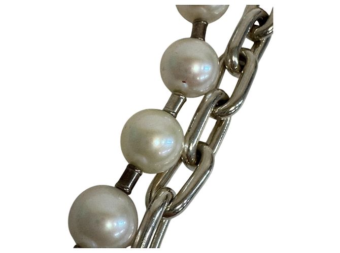 Tiffany & Co Collana Tiffany HardWear Pearl Lock Bianco - vista 8