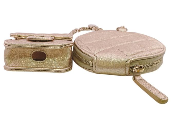 Monedero de cuero matelassé Chanel - vista 8