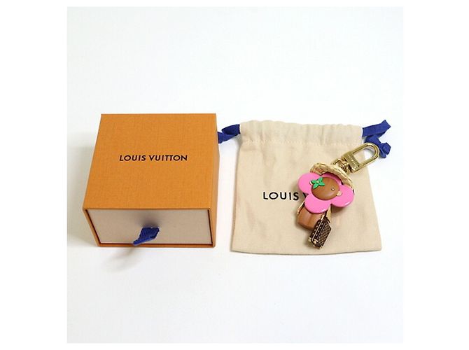 Portachiavi Bijou Sac Vivienne Explorer Louis Vuitton Rosa Beige - vista 2