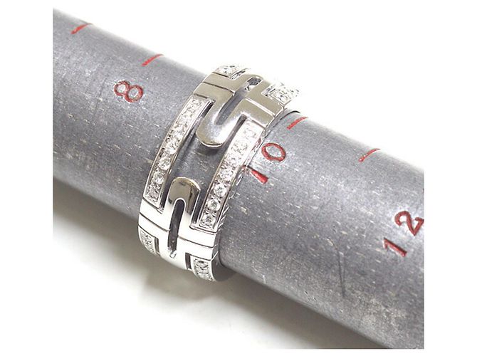 Bulgari Anello Parentesi in diamante in oro bianco 18K D'oro - vista 5