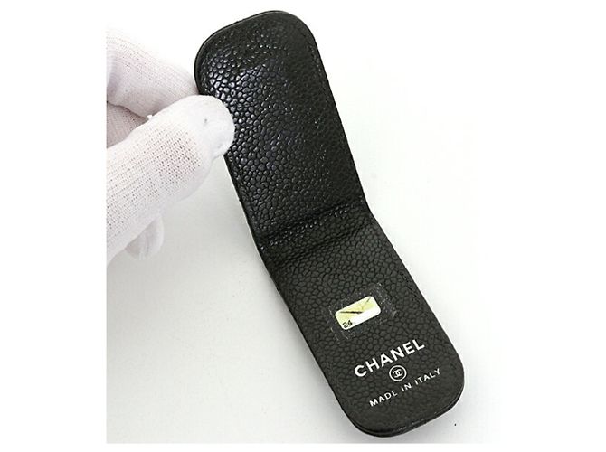 Chanel Matelassé Geldclip Schwarz - Ansicht 3