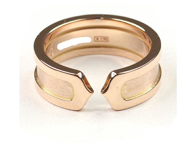 Anello Cartier C2 in oro rosa D'oro - vista 2