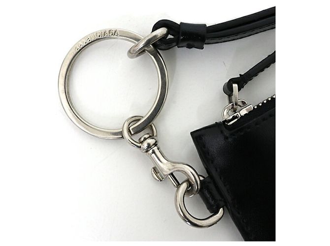 Monedero Balenciaga Fragment Castaño Negro Blanco - vista 5