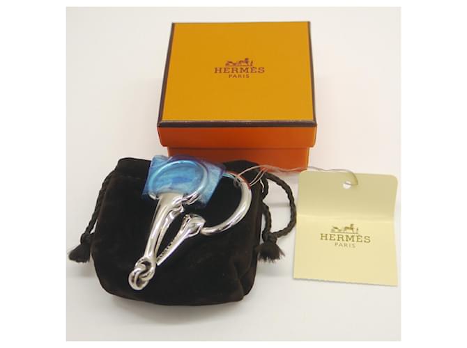 Hermès HERMES Hermes Mole de Scarf Ring color argento - vista 3