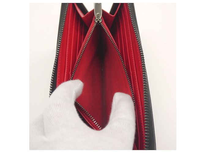Cartera larga Christian Louboutin Panettone Spike Stud Negro - vista 8