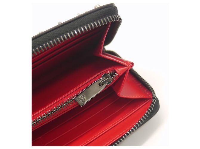 Cartera larga Christian Louboutin Panettone Spike Stud Negro - vista 9