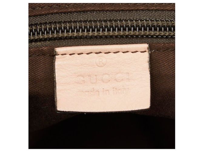 Borsa Tote Gucci GG Canvas Rosa Beige - vista 11