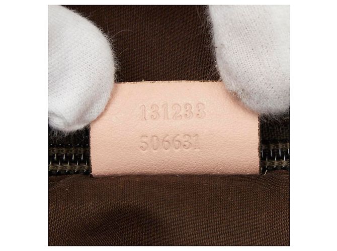 Borsa Tote Gucci GG Canvas Rosa Beige - vista 12