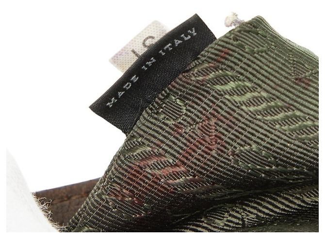 Borsa a tracolla in pelle marrone scuro Prada - vista 8