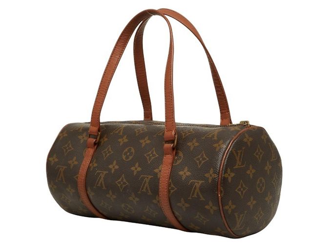 Bolso Louis Vuitton Monogram Papillon 30 con Pouch Castaño - vista 2