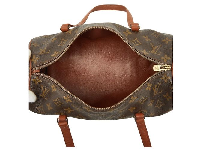 Bolso Louis Vuitton Monogram Papillon 30 con Pouch Castaño - vista 9