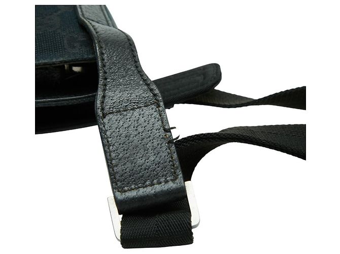 Borsa a tracolla crossbody Gucci GG Canvas Blu navy - vista 6