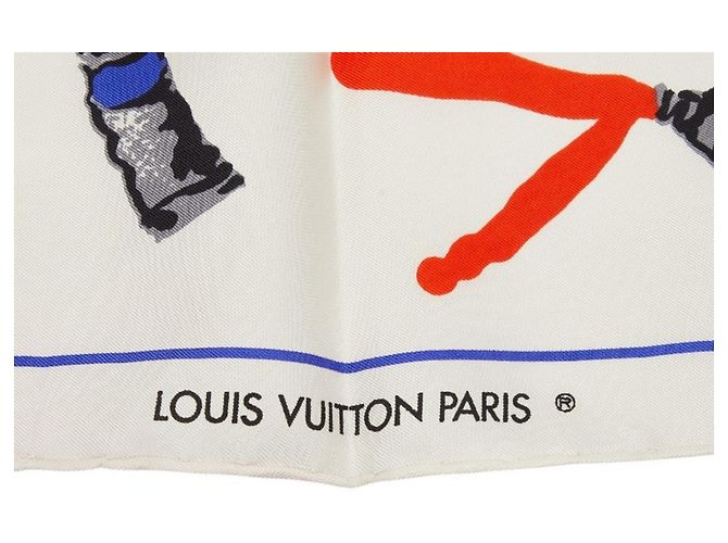 Mehrfarbiger Seidenschal Louis Vuitton Mehrfarben - Ansicht 2