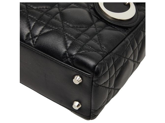 Borsa Lady Cannage Christian Dior Nero - vista 4