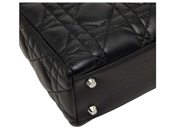 Borsa Lady Cannage Christian Dior Nero - vista 5