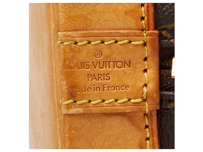 Borsa Louis Vuitton Monogram Alma PM Marrone - vista 12