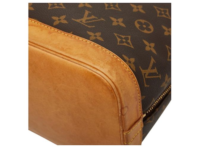 Borsa Louis Vuitton Monogram Alma PM Marrone - vista 5