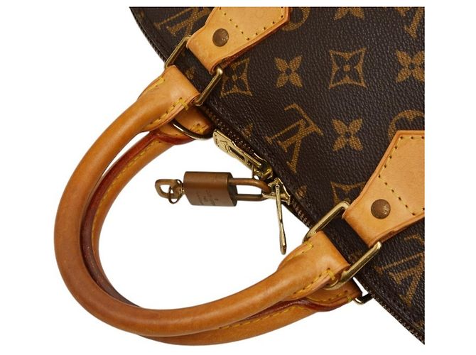 Borsa Louis Vuitton Monogram Alma PM Marrone - vista 8