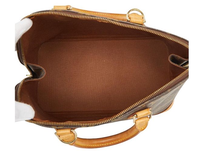 Borsa Louis Vuitton Monogram Alma PM Marrone - vista 9