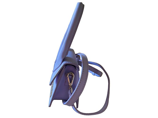 Jacquemus Le Chiquito Mini Borsa in Pelle Lavanda Porpora - vista 5