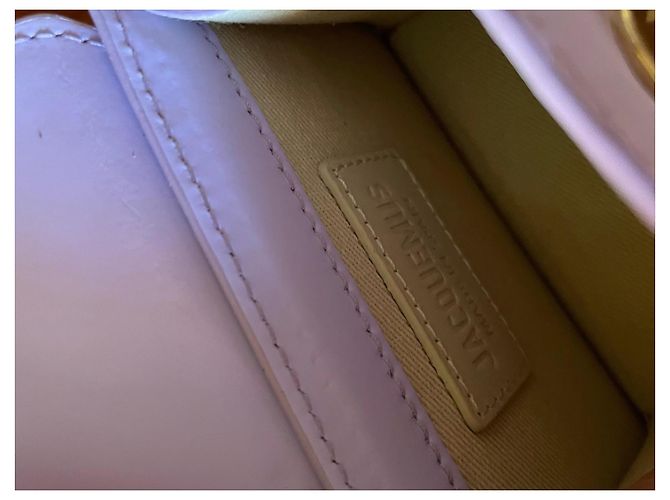 Jacquemus Le Chiquito Mini Borsa in Pelle Lavanda Porpora - vista 7