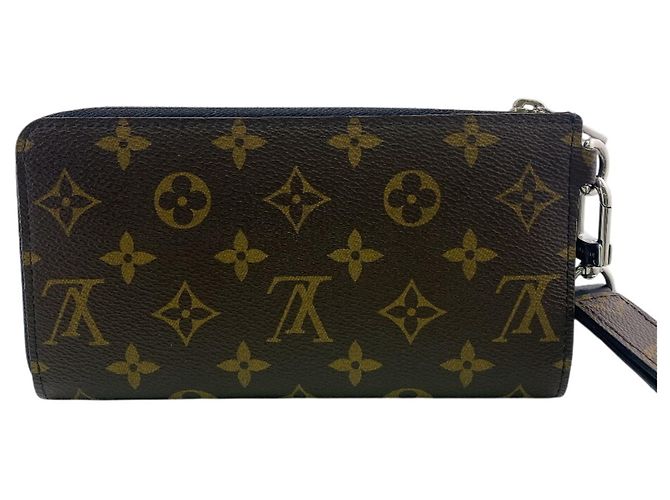 Zippy Louis Vuitton Long Wallet in Monogram Canvas and Leather Brown - view 2