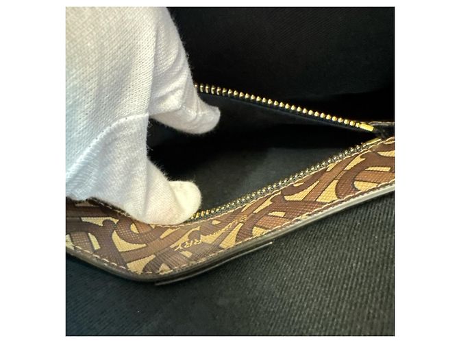 Borsa Tote Burberry TB marrone - vista 11