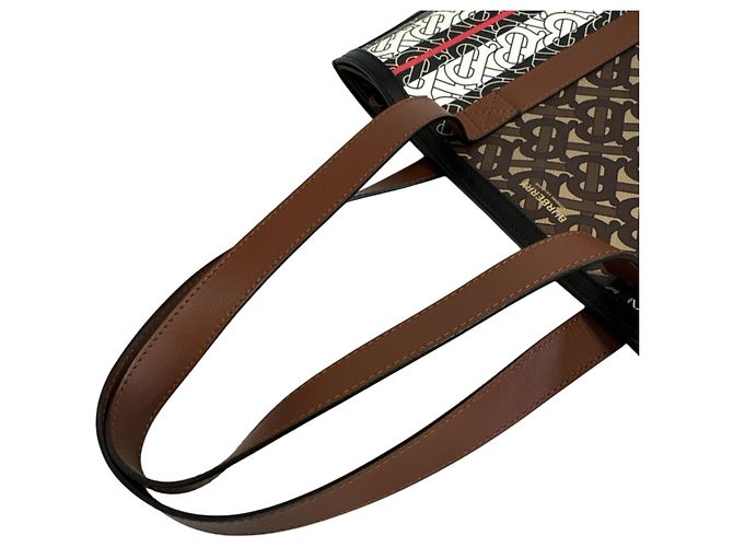 Borsa Tote Burberry TB marrone - vista 14