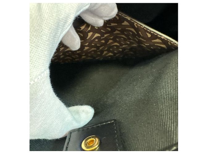 Borsa Tote Burberry TB marrone - vista 9