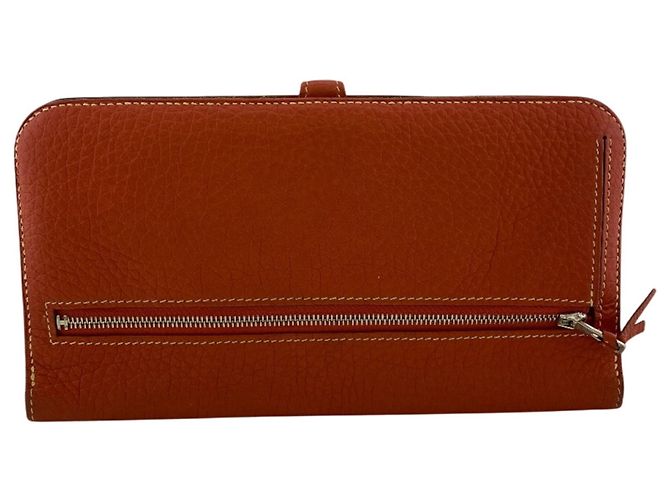 Hermès Cartera larga Dogon GM Hermes Roja - vista 2