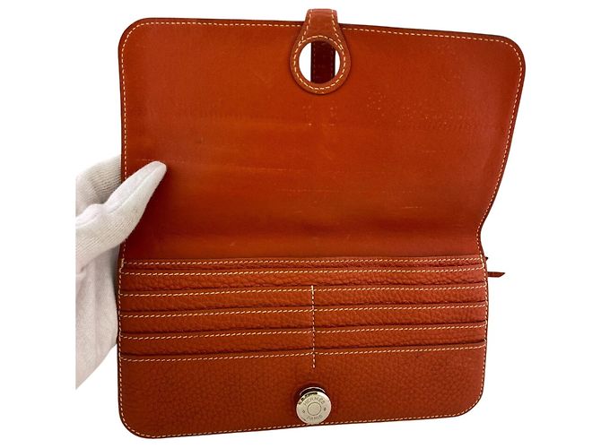 Hermès Cartera larga Dogon GM Hermes Roja - vista 5