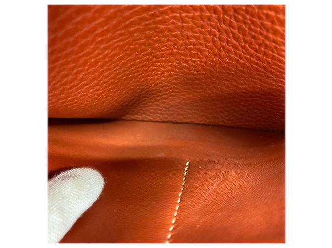 Hermès Cartera larga Dogon GM Hermes Roja - vista 8