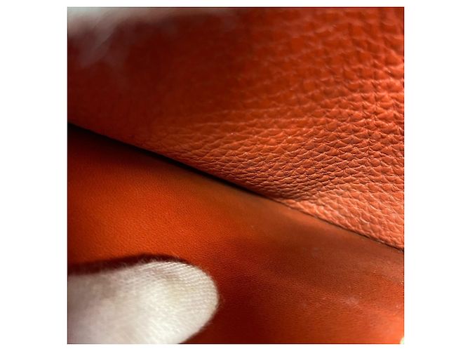 Hermès Cartera larga Dogon GM Hermes Roja - vista 9