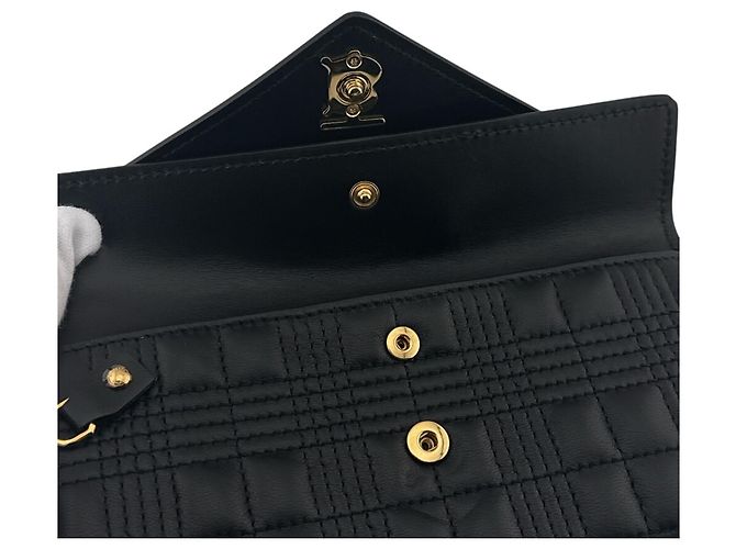 Burberry Leder-Bifold-Geldbörse Schwarz - Ansicht 10