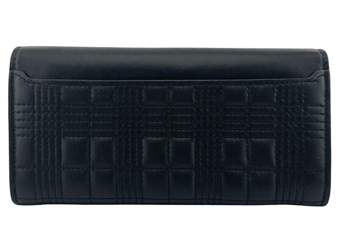 Burberry Leder-Bifold-Geldbörse Schwarz - Ansicht 2