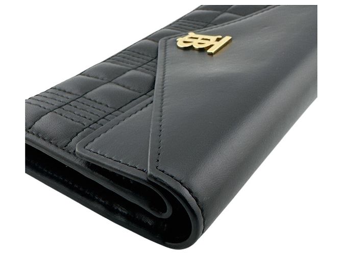 Burberry Leder-Bifold-Geldbörse Schwarz - Ansicht 3