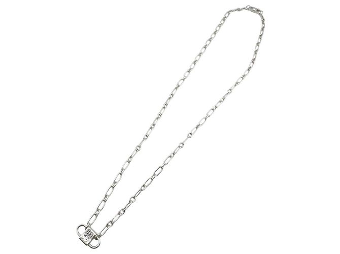 Tiffany & Co Collana Tiffany Double Lock 1837 Choker Chain Argento - vista 2