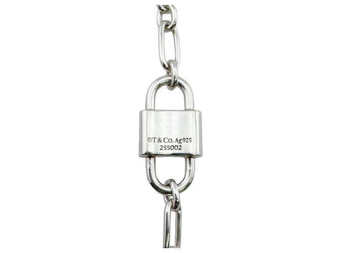 Tiffany & Co Collana Tiffany Double Lock 1837 Choker Chain Argento - vista 8