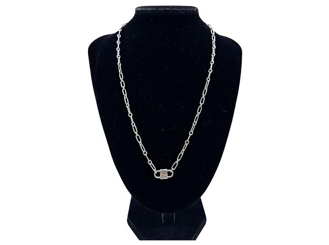 Tiffany & Co Collana Tiffany Double Lock 1837 Choker Chain Argento - vista 9
