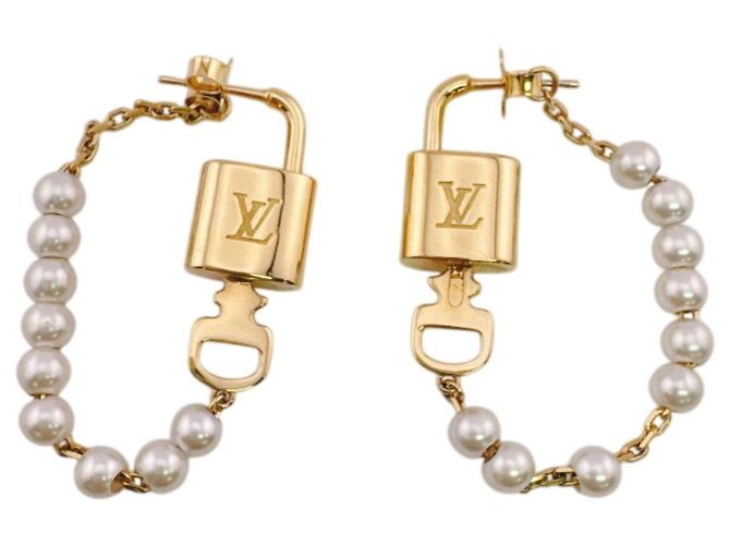 Orecchini Pearl Rock Cadena di Louis Vuitton D'oro - vista 2