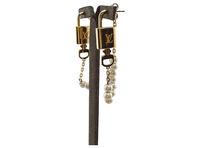Orecchini Pearl Rock Cadena di Louis Vuitton D'oro - vista 6