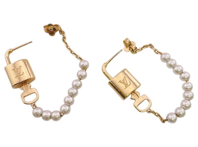 Orecchini Pearl Rock Cadena di Louis Vuitton D'oro - vista 8