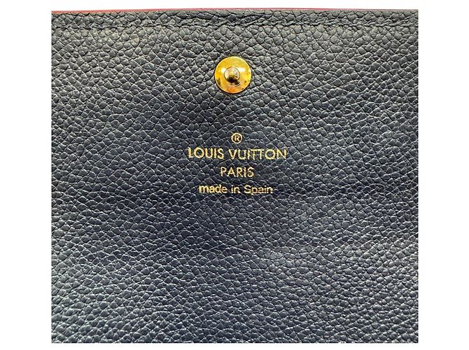 Cartera larga Louis Vuitton Monogram Empreinte Azul marino - vista 10