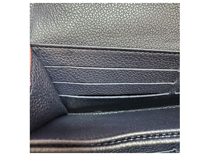 Cartera larga Louis Vuitton Monogram Empreinte Azul marino - vista 6