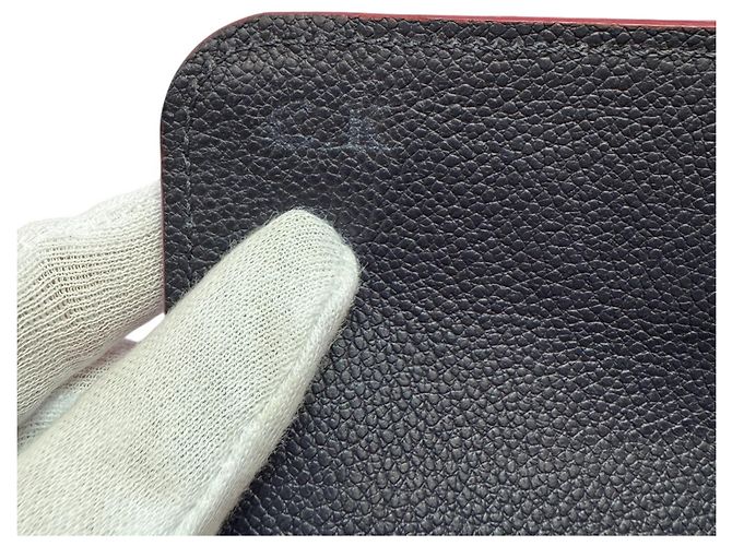 Cartera larga Louis Vuitton Monogram Empreinte Azul marino - vista 9