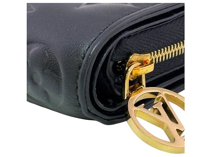 Cartera de piel de cordero negra Louis Vuitton Negro - vista 4