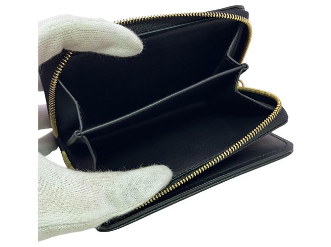 Cartera de piel de cordero negra Louis Vuitton Negro - vista 5