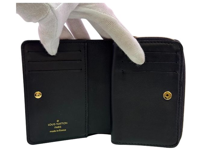 Cartera de piel de cordero negra Louis Vuitton Negro - vista 6
