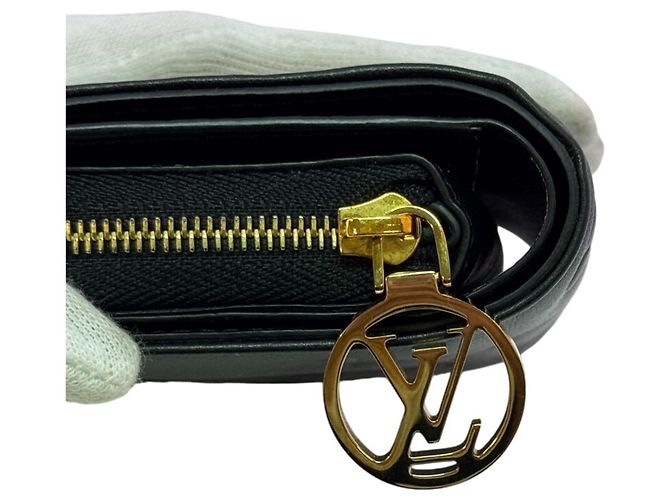 Cartera de piel de cordero negra Louis Vuitton Negro - vista 8