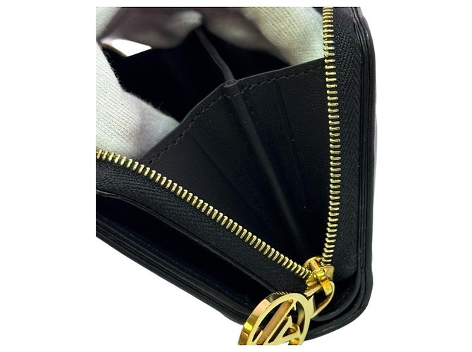 Cartera de piel de cordero negra Louis Vuitton Negro - vista 9